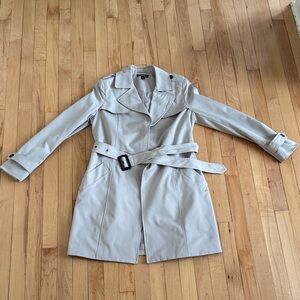 Roz & Ali Light Beige Trench Jacket